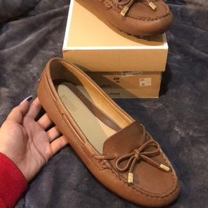 Michael Kors leather moccasins